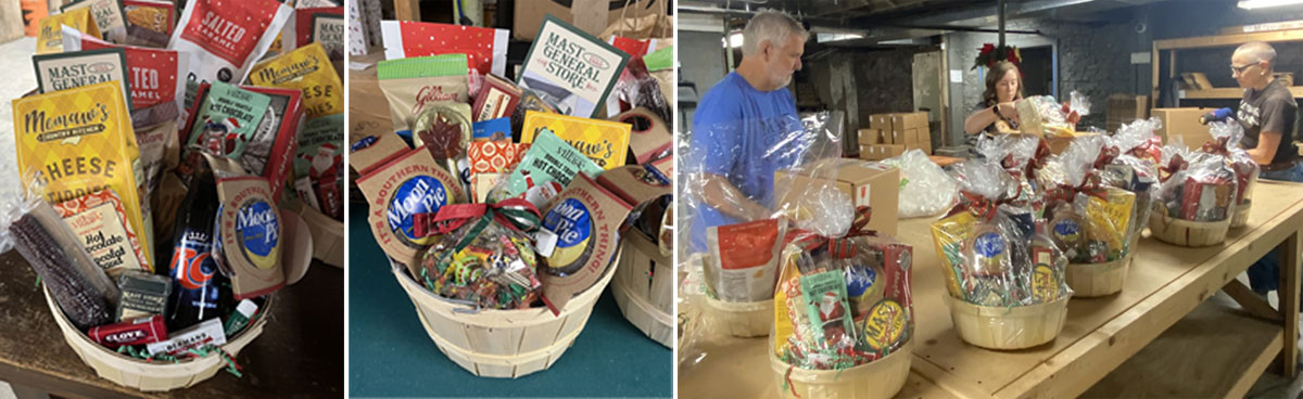 Making baskets in Knoxville