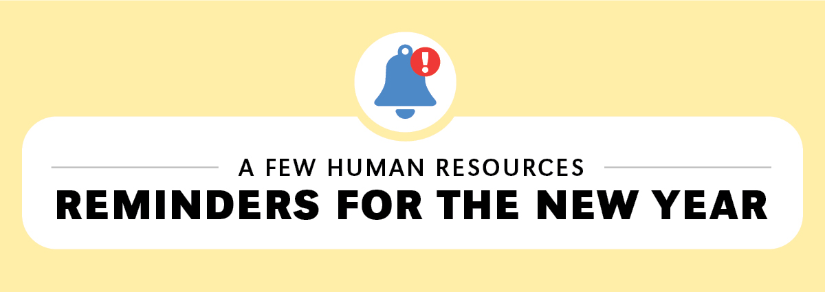 HR Reminders for the New Year