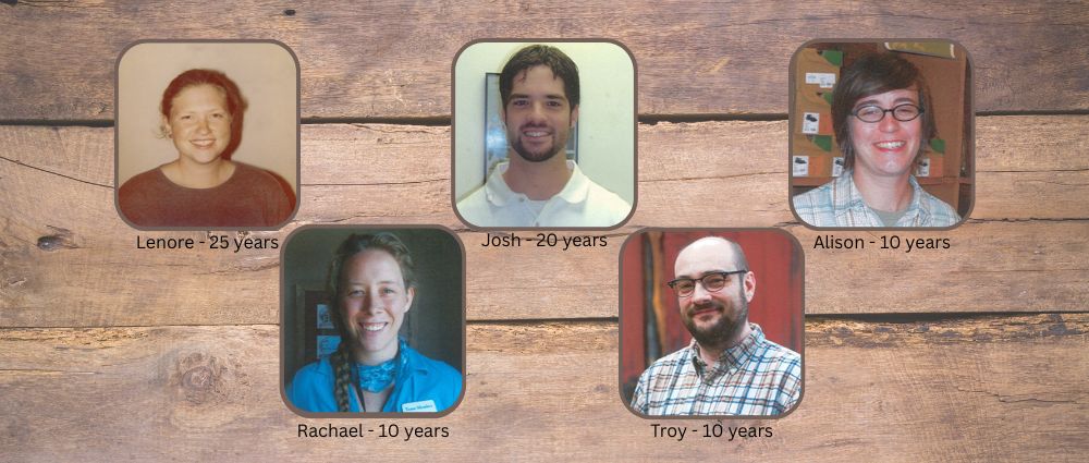 Employees celebrating 10, 20, and 25 years in September