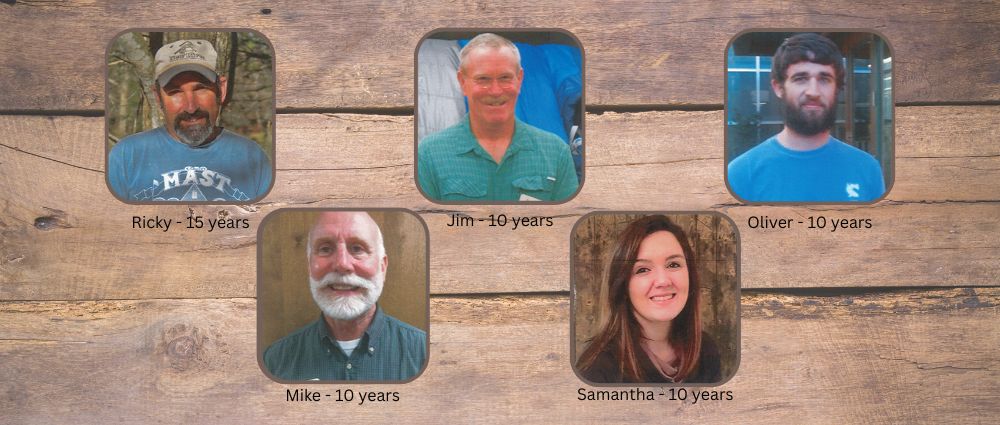 Happy Anniversary Ricky, Jim, Oliver, Mike, Samantha